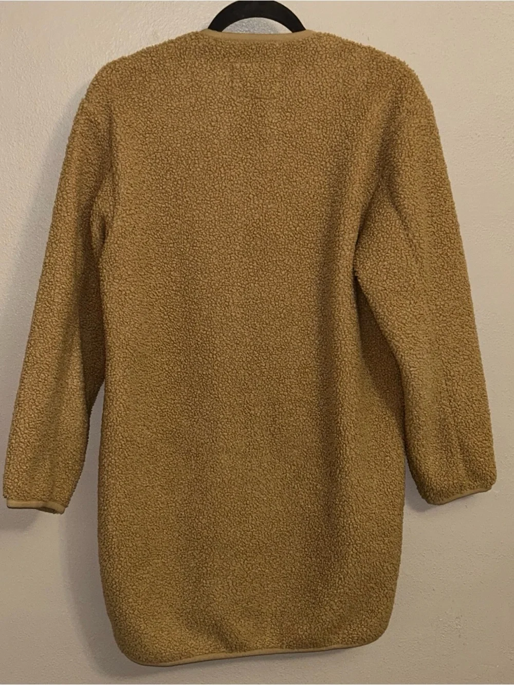 Wilfred free sherpa liner Camel Teddy Open-Front Coat